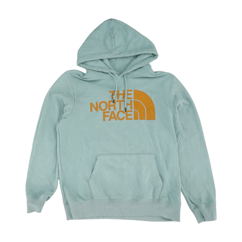 Blue Solid Hoodie Pullover