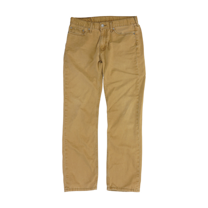 514 Tan Straight Jeans