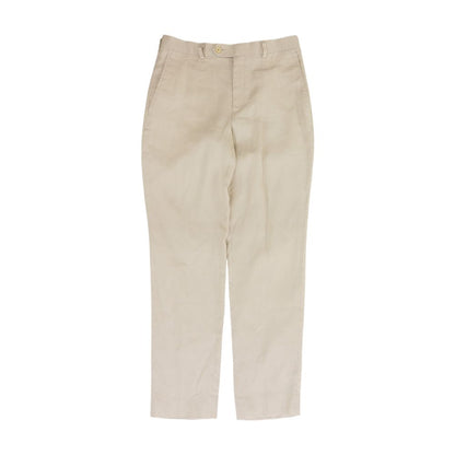 Tan Solid Chino Pants