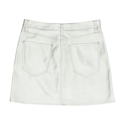 Silver Mini Skirt