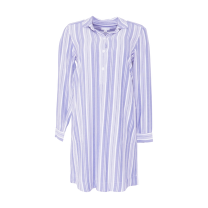 Blue Striped Mini Dress