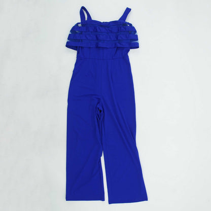 Blue Solid Jumpsuit