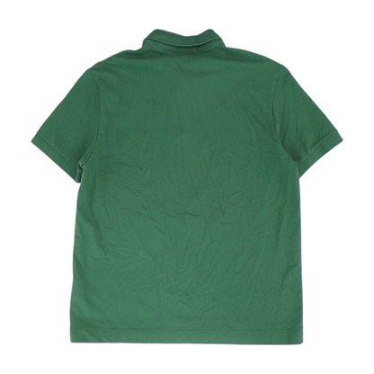 Green Solid Short Sleeve Polo