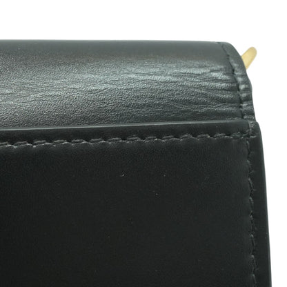 Chain Strap Wallet in Black