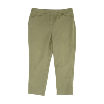 Green Solid Chino Pants