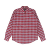 Red Plaid Long Sleeve Button Down