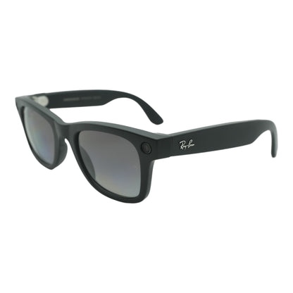 Black Wayfarer Smart Glasses