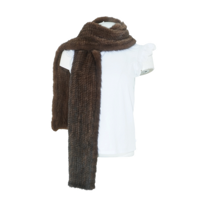 Knit Mink Scarf
