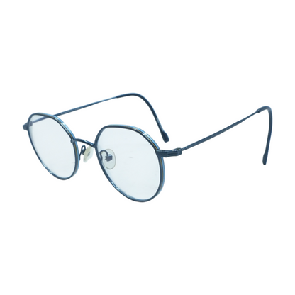 Blue SH-708 Round Prescription Eyewear