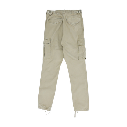 Beige Tapered Pants