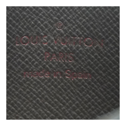 Damier Ebene Canvas RFID Card Holder
