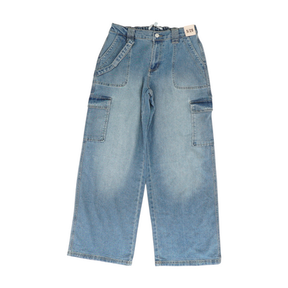 Blue Wide Leg Jeans