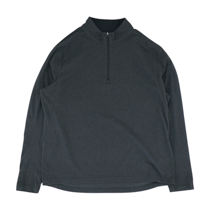 Charcoal Solid 1/4 Zip Pullover