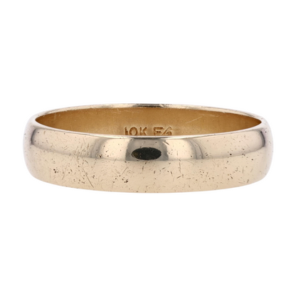 10K Yellow Gold Band Ring