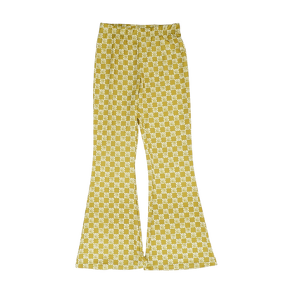 Green Print Pants