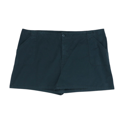 Black Plus Solid Chino Shorts