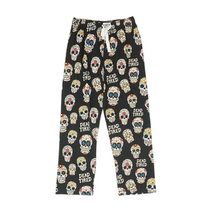 Black Print Pajama Bottom