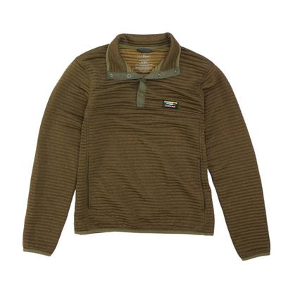 Green Solid Sweatshirt Pullover