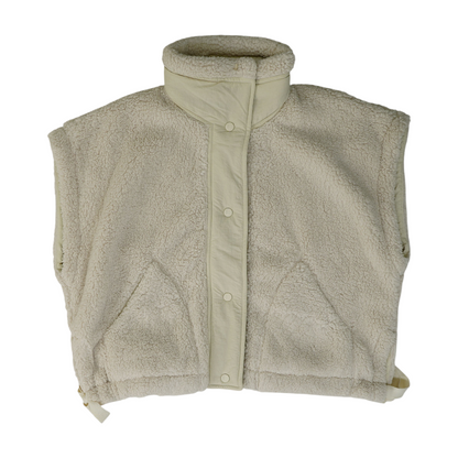 Ivory Solid Casual Vest