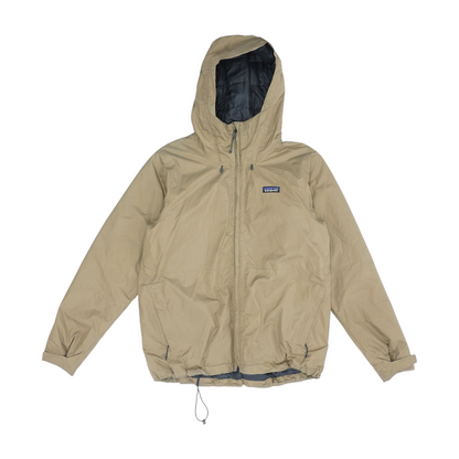 Brown Solid Rain Jacket