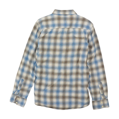 Blue Plaid Flannel Button Down