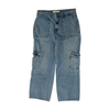Blue Wide Leg Jeans