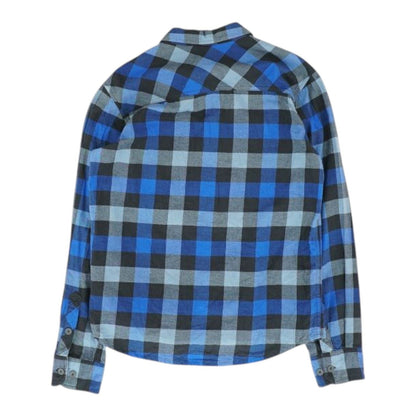 Blue Check Long Sleeve Button Down