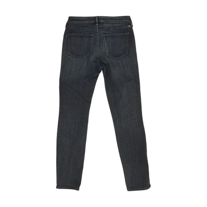 Blue Mid Rise Skinny Leg Jeans