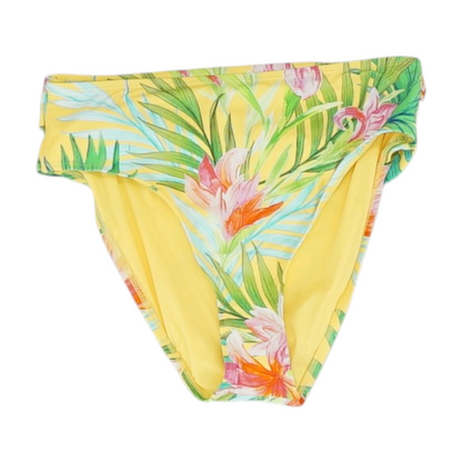 Yellow Tropical Swim Bottom