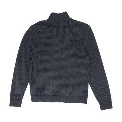 Navy Solid 1/4 Zip Pullover