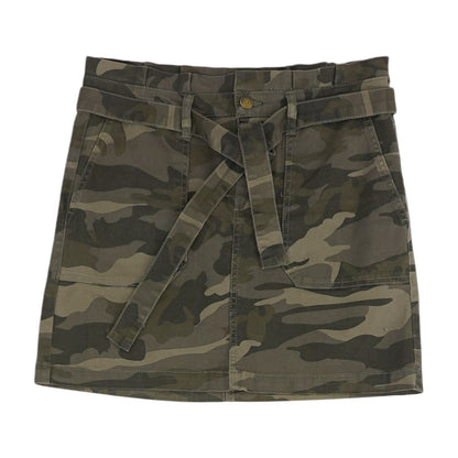 Green Camo Mini Skirt