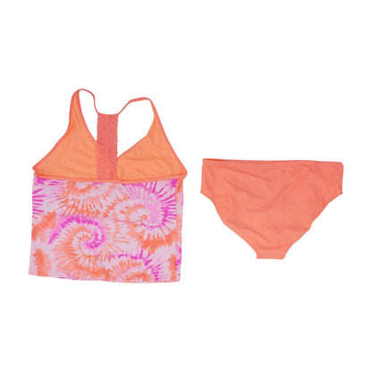 Neon Orange Tie Dye Two-Piece