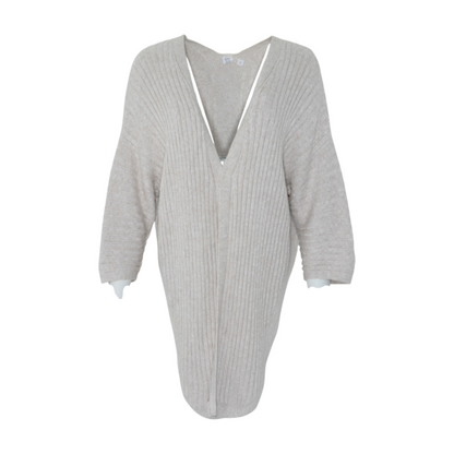 Beige Cardigan Sweater
