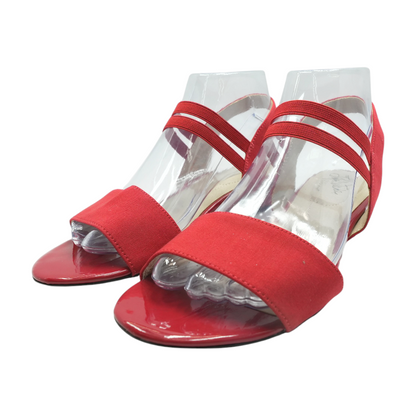 Red Wedge Heels