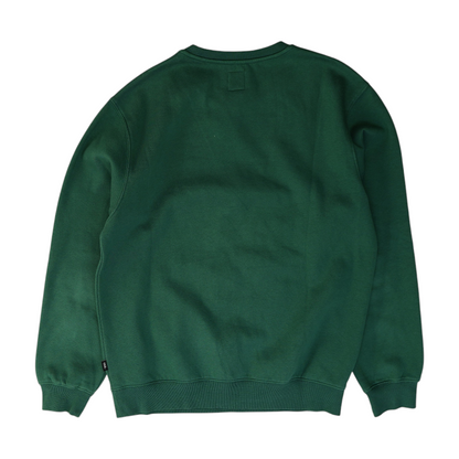 Green Solid Sweatshirt Pullover