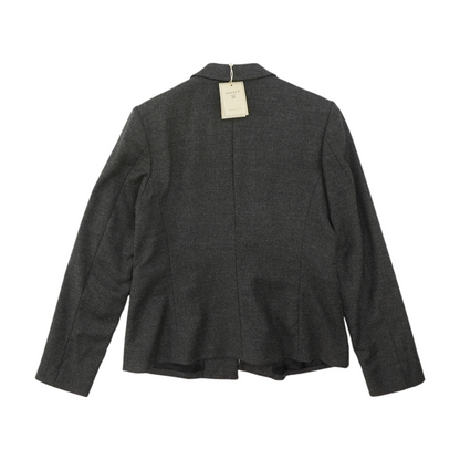 Gray Solid Blazer