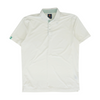 White Solid Short Sleeve Polo