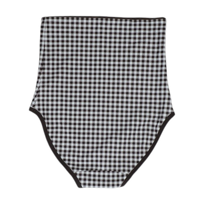Brown Check Swim Bottom