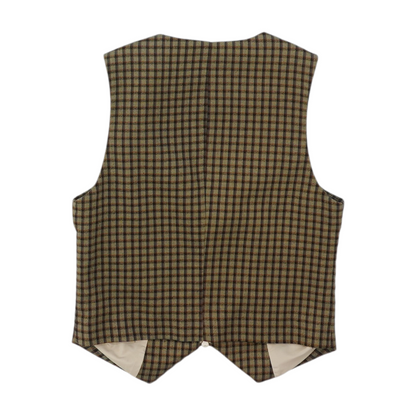 Green Plaid Blouse