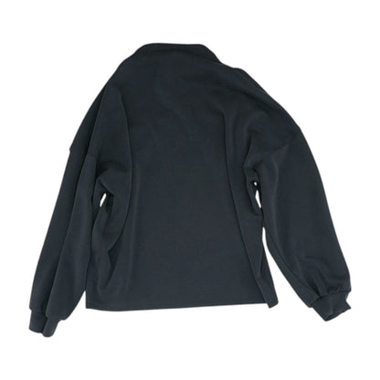 Black Solid Sweatshirt