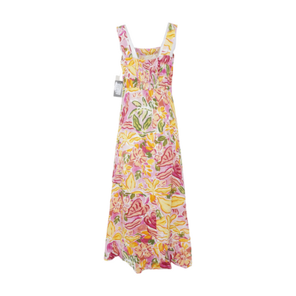 Pink Floral Maxi Dress