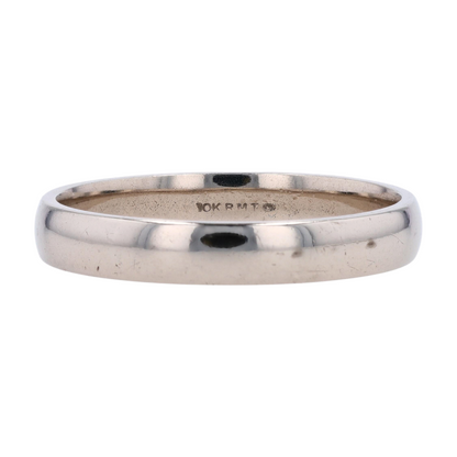 10K White Gold Band