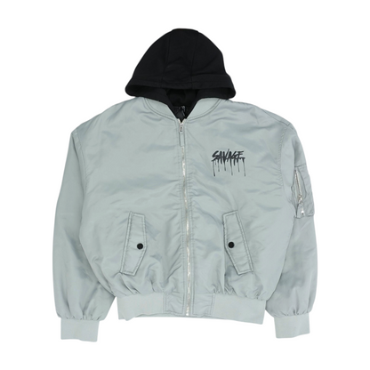 Gray Solid Jacket