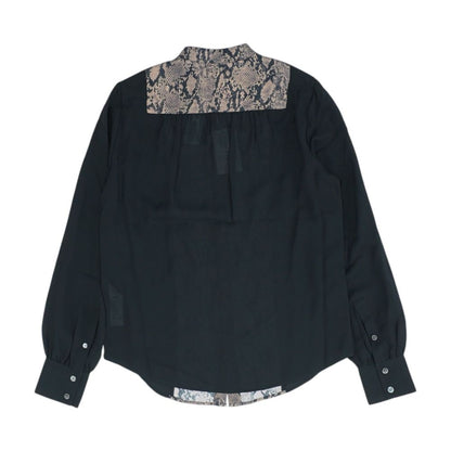 Brown Animal Print Blouse
