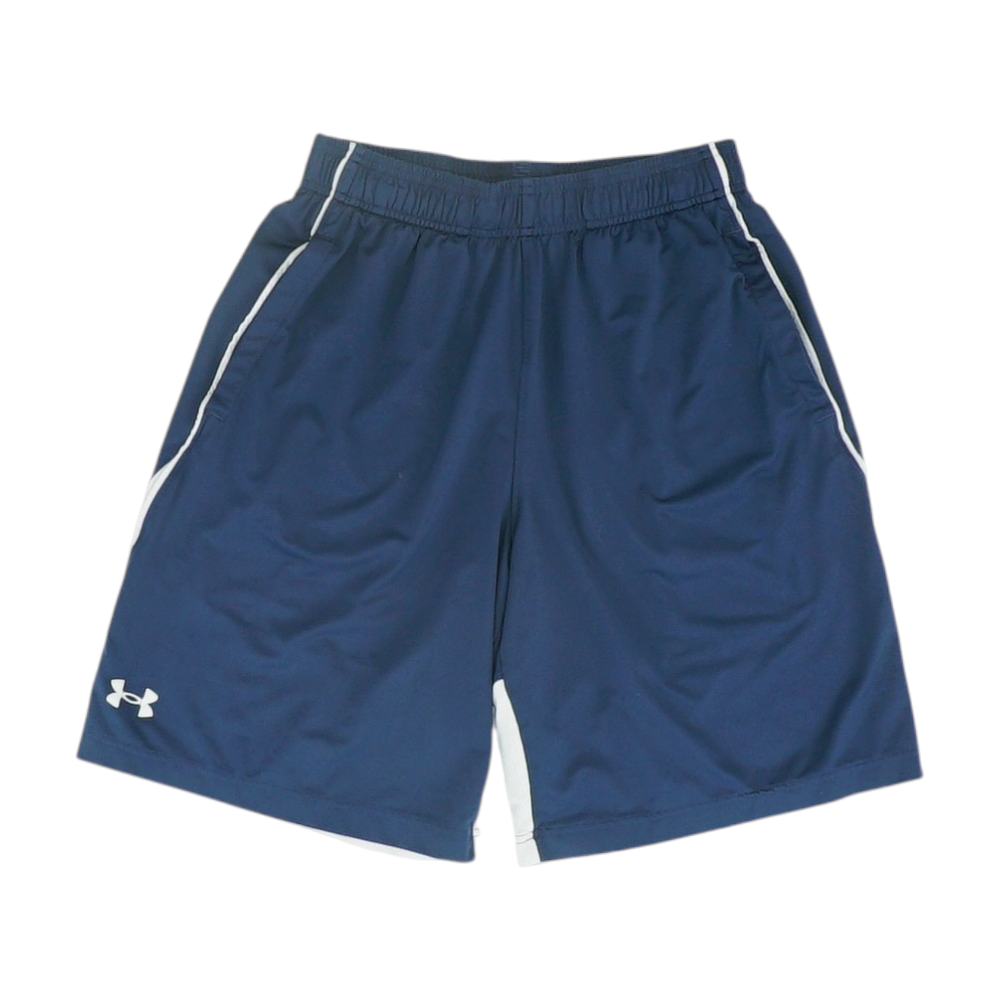Navy Color Block Active Shorts