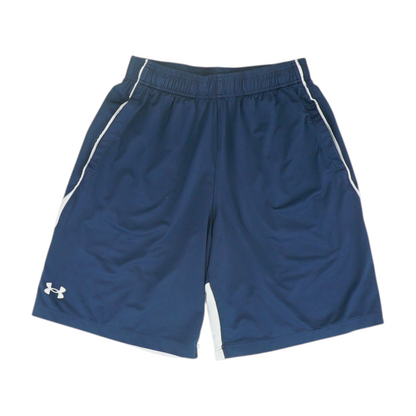 Navy Color Block Active Shorts