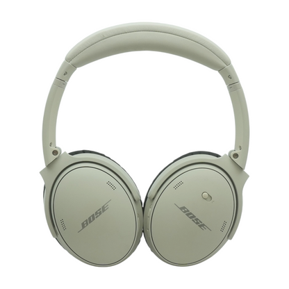 White Smoke QuietComfort 45 Noise Cancelling Headphones With Black Earpads