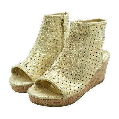 Wedge Gold Sandals