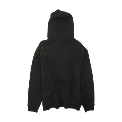 Black Solid Hoodie Pullover