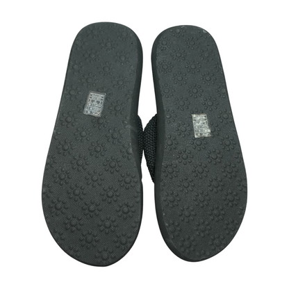 Black Flip-Flop Sandals